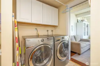 Utility room/half bath off nook.