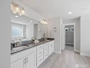 Primary Bathroom Double Vanity