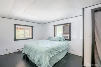 Primary Bedroom W/ Closet And Bathroom