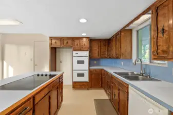 Kitchen from front entry