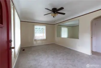 Picture taken before moving in.