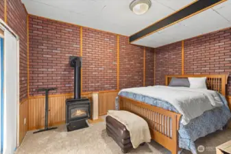 Lower level bedroom.