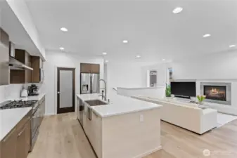 Walk in pantry door straight back--don't miss it!