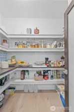 Giant walk-in pantry