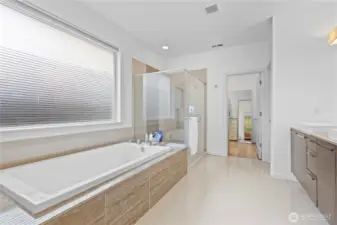 Ensuite in the primary bedroom