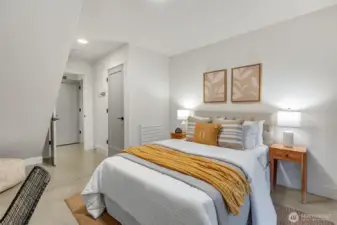 Lowest level bedroom.