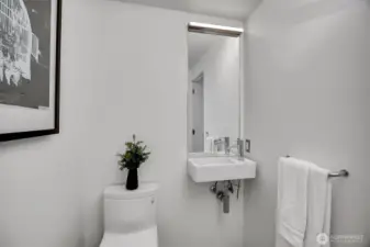 Powder Room on 2nd Floor
