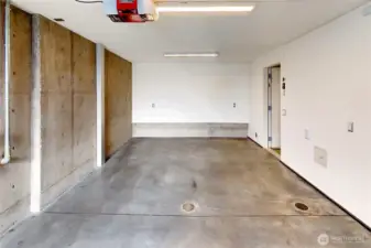 Garage - access via lower level.