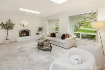 Skylights over main living area
