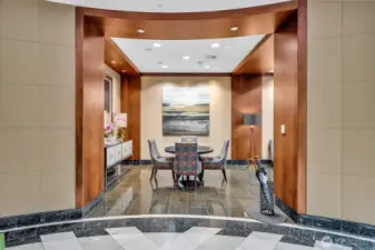 24/7 Concierge and elegant formal lobby, package room and notification center!