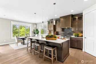 Perfect for entertaining! (wall mounted oven/micro on order)