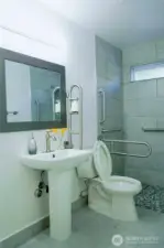 walk-in bathroom
