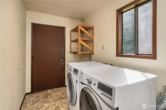 Utility Room & Door to Garage
