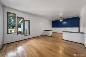 Living Room & Dining Space