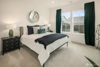 Primary Bedroom. Photo taken from a similar model, may contain upgrades.
