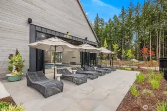 Outdoor patio space