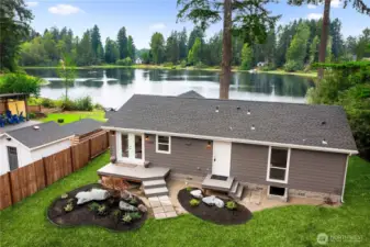 House grass edited in Hydro seeding will be completed.