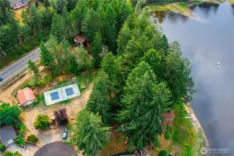 Community area with tennis courts park and beach