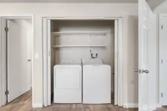 Washer and dryer included