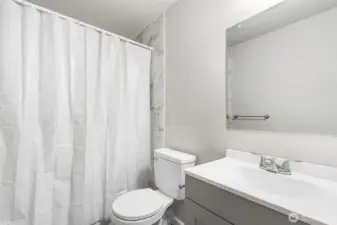 Newly renovated bathroom!