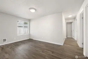 Multi-use room (floor plan's "dining room")