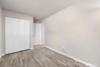 Bedroom #2 with closet.