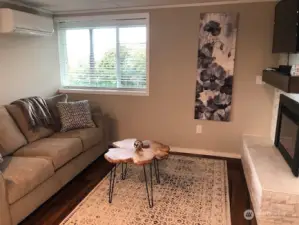 Lower level living space