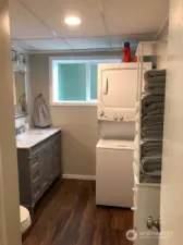 Lower level laundry