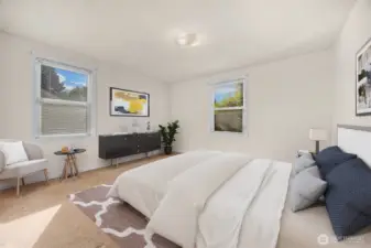 Bedroom #1 located near main entry at SW corner of home.