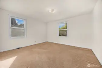 Bedroom #1 located near main entry at SW corner of home.