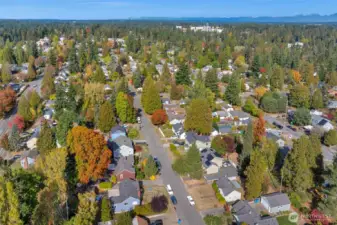 Aerial view of area