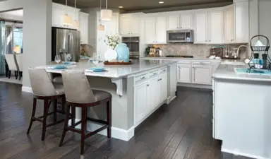 Model home; not actual home.