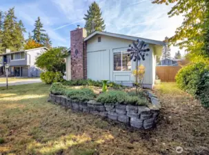 Great sized lot with completely fenced in back yard.