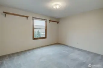 Bedroom #2 upstairs also boasts a walk-in closet. And the VIEWS...!