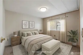 This photo is virtually staged.