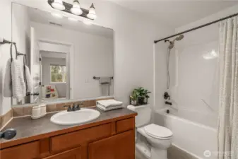 Upper full bathroom