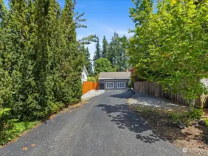 Ample parking with the 2-car garage and long driveway.