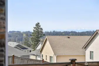 View of the Olympics!