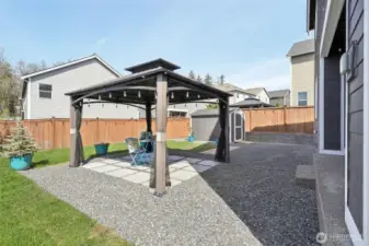 Gazebo with lights