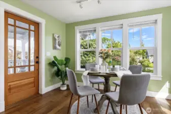 Large, bright double paned vinyl windows greet you throughout the home.