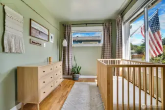 First bedroom on the main floor