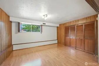 Downstairs rec room