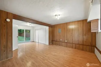 Downstairs rec room