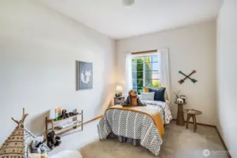 This third bedroom can also be a guest room or a home office.