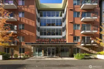 Secured building & parking