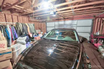 entry to attached garage