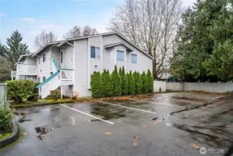 Shown here are some of the visitor parking spots at Auburn Place.