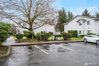 A view of additional visitor parking spots in this community.