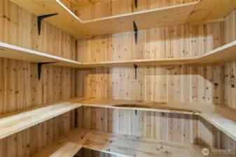 Large pantry off kitchen