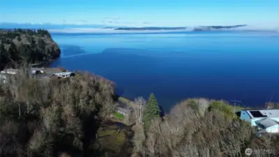 Views of 2 mountain ranges from the private, gated beach access